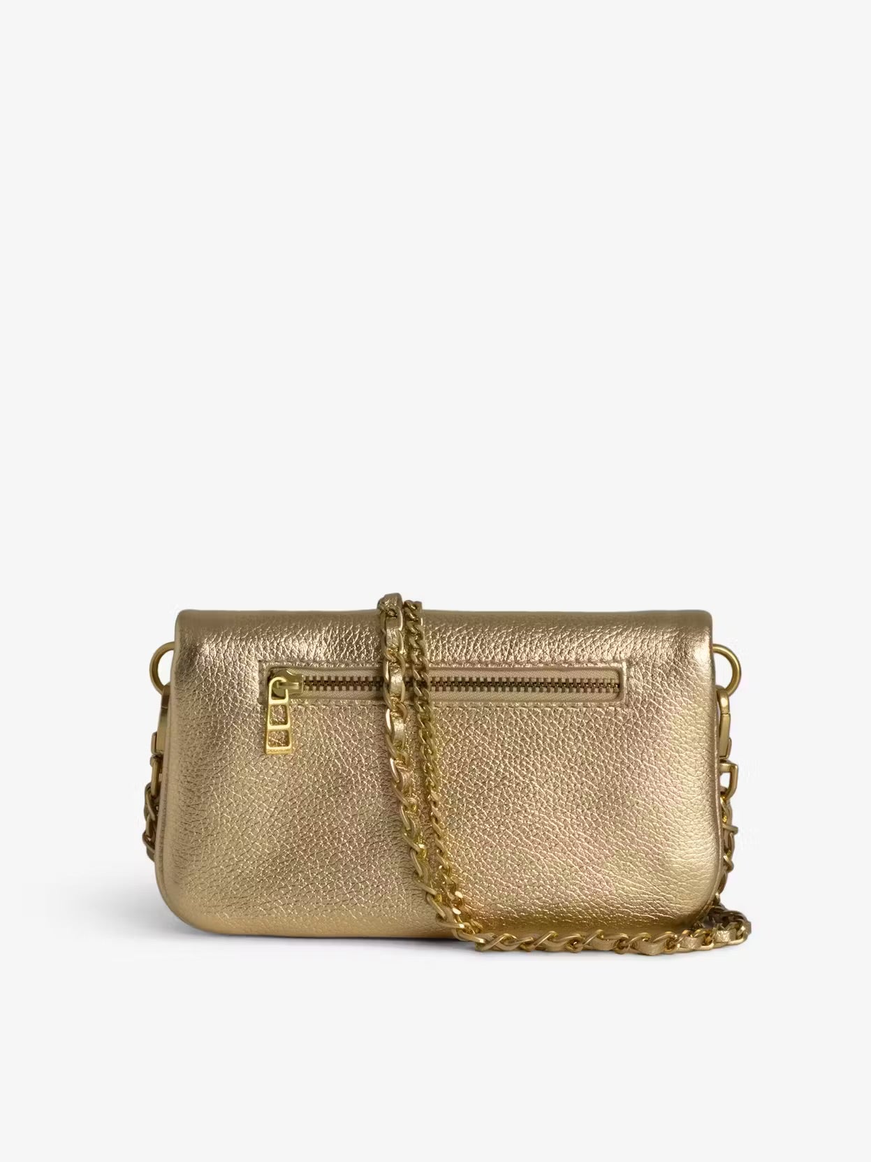 ZADIG & VOLTAIRE - Pochette rock Nano dorée