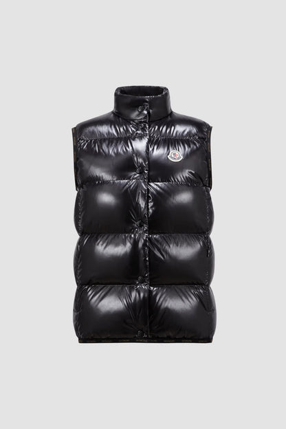 MONCLER - Manteau sans manches noir