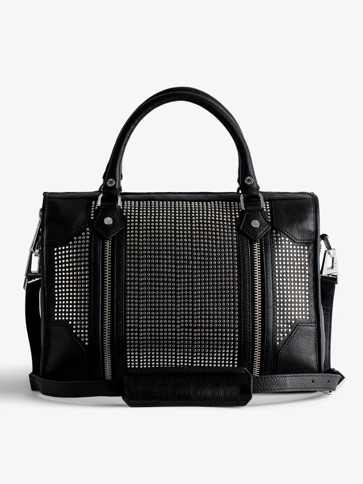 ZADIG & VOLTAIRE - Sac à main noir à clous